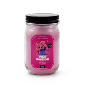 נר מנטרל ריח 100% טבעי תשוקה ורודה | 300 גרם | ויקס נר מנטרל ריח 100% טבעי תשוקה ורודה | 300 גרם | ויקס