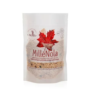 דגני בוקר על בסיס פצפוצי קינואה עם מייפל, תפוח עץ וקינמון | 200 גרם | אגטה