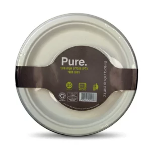 צלחת עגולה בינונית | 25 יח' | פיור צלחת עגולה בינונית | 25 יח' | פיור