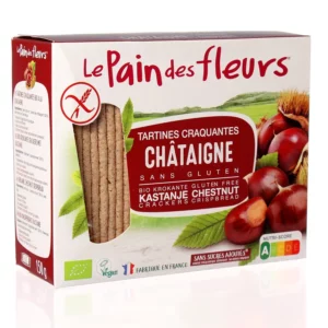 פת פריכה אורגנית עם ערמונים | 150 גרם | פן דה פלור