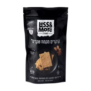 קרקרים מקמח שקדים קיטו | 120 גרם | לס אנד מור