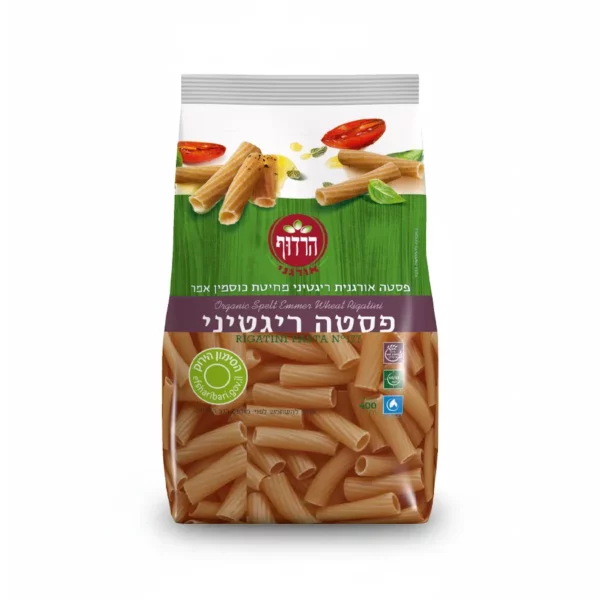 פסטה ריגטיני מחיטת אמר אורגנית | 400 גרם | הרדוף