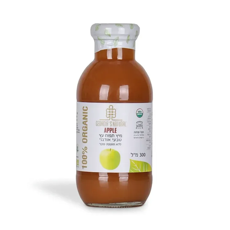 מיץ תפוח עץ טבעי אורגני | 300 מ"ל | גאורגיה נטורל