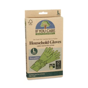 כפפות רב פעמיות מגומי טבעי | 2 יח' L | איף יו קאר כפפות רב פעמיות מגומי טבעי | 2 יח' L | איף יו קאר