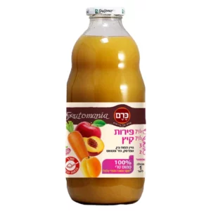 מיץ פירות קיץ - תפוח, אפרסק, גזר ומשמש | 1 ליטר | כרם