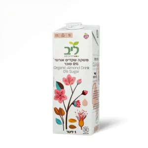 משקה שקדים אורגני 0% סוכר | 1 ליטר | ליב