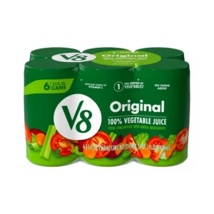 מיץ ירקות טבעי בתוספת ויטמין סי | 6*163 מ"ל | V8