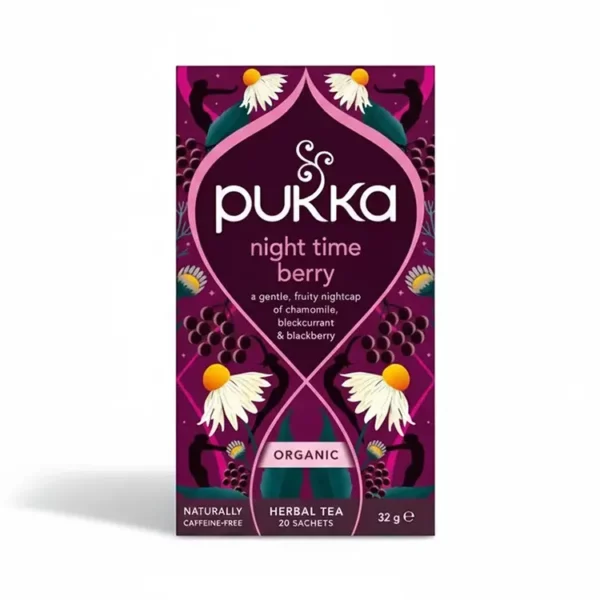 תה נייט טיים ברי אורגני | 20 שקיקים | פוקה