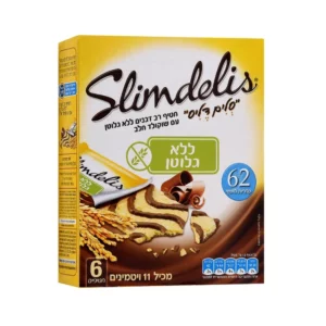 חטיף דגנים ללא גלוטן שוקולד חלב | 13*6 | סלים דליס