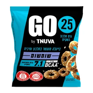 בייגלה מעושר בחלבון וסיבים שומשום | 50 גרם | גו תנובה בייגלה מעושר בחלבון וסיבים שומשום | 50 גרם | גו תנובה