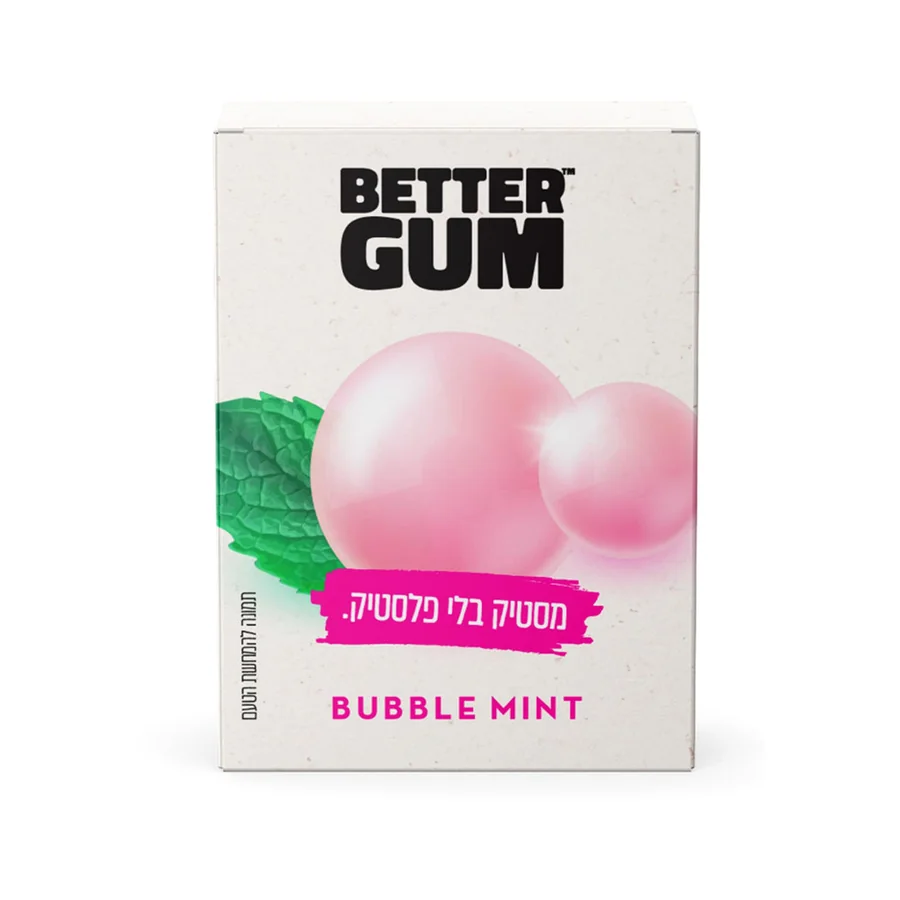 גומי לעיסה ללא סוכר בטעם פירות ומנטה | 20 גרם | בטר גים